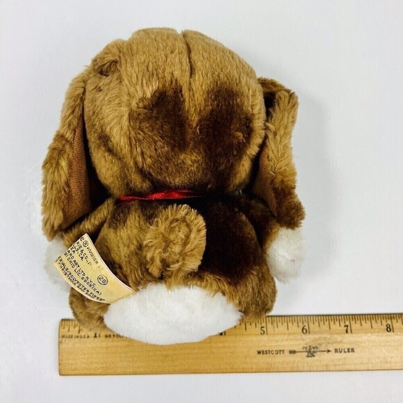 Vintage Applause Sad Sam Brown Hound Dog Puppy 8” Stuffed Animal Toy Plush 1986 - Picture 9 of 11